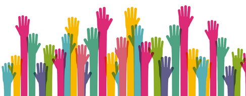 Design of Diversity Lectures, Hands raised in the air